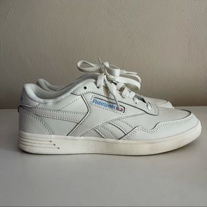 Reebok Club MEMT Size 7.5 (Chalk/Glacier Blue)